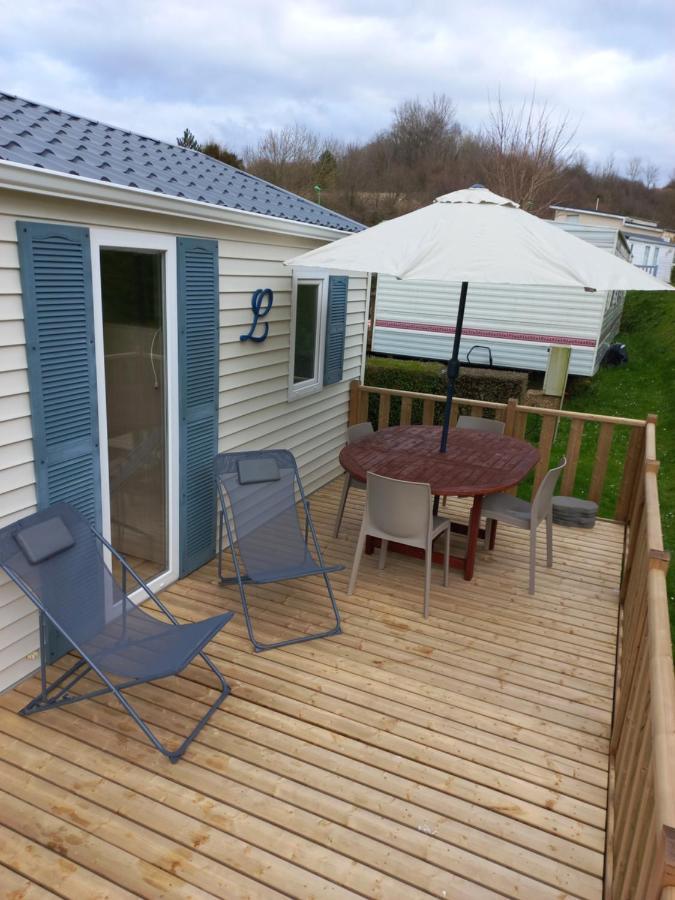 Mobil home 3 chambres camping 4 étoiles Petit-Caux Exterior foto